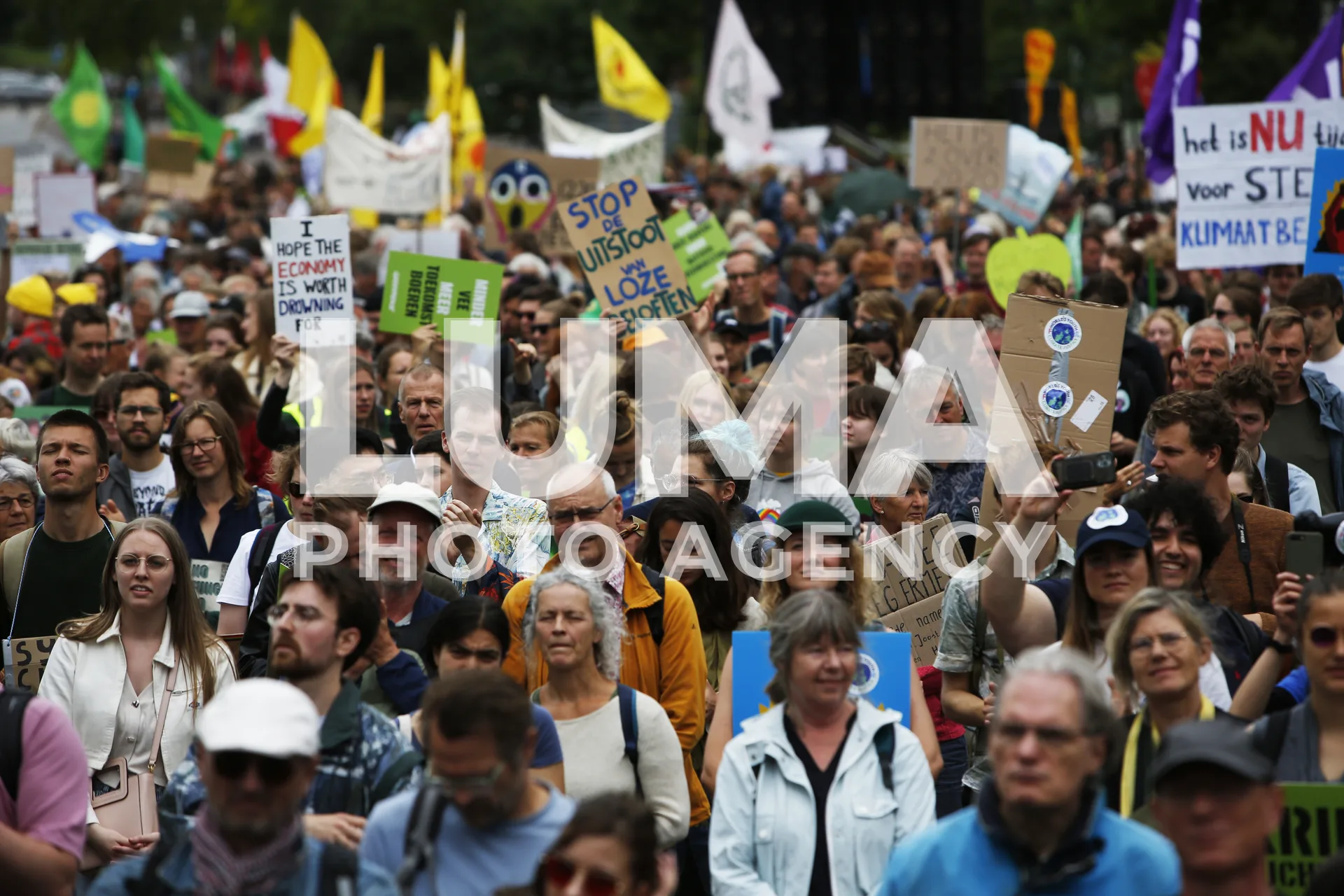 Mobilisation pour le climat à Rotterdam
