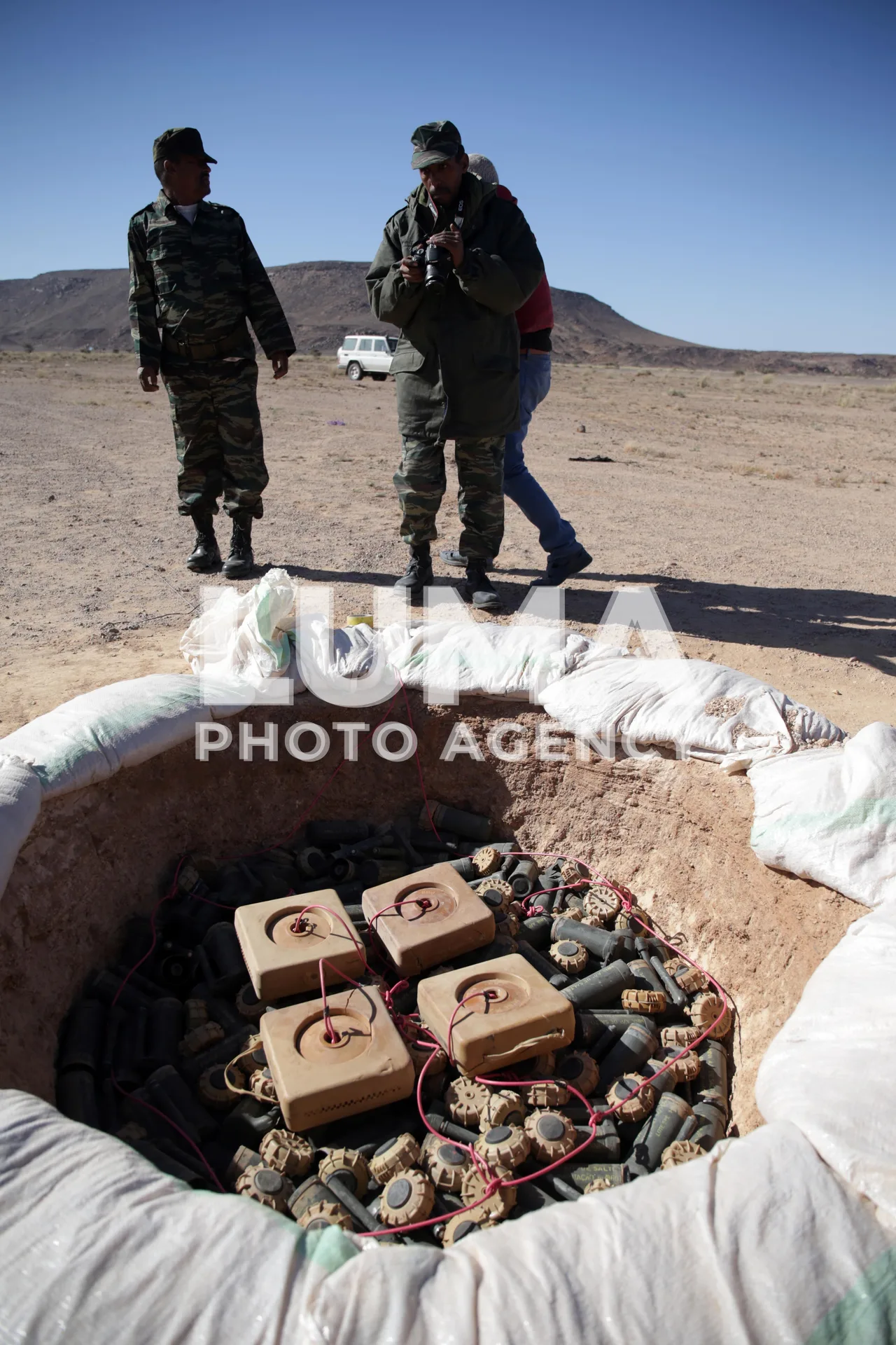 Manœuvres militaires Du Front Polisario à Mheiriz