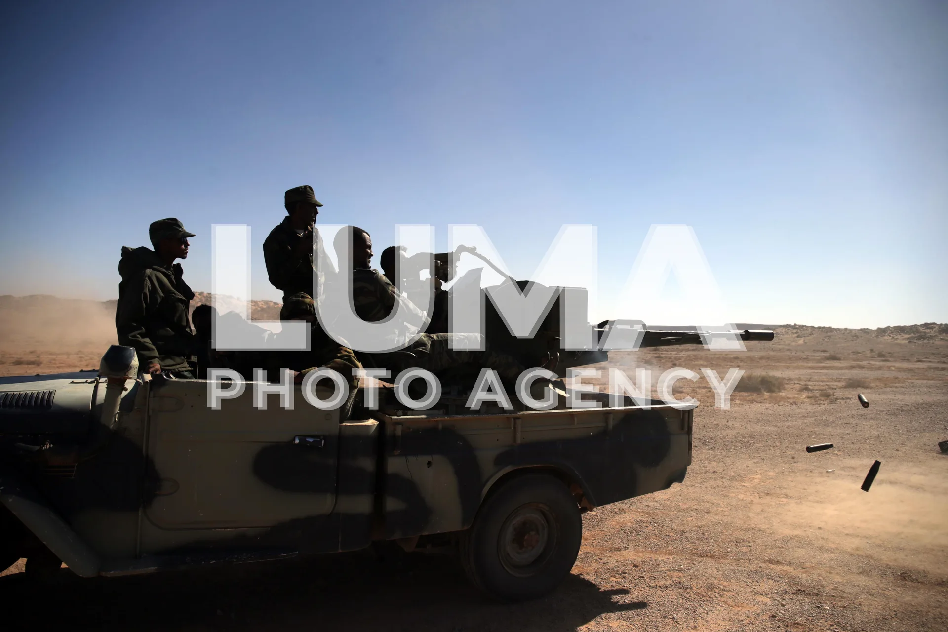Manœuvres militaires Du Front Polisario à Mheiriz