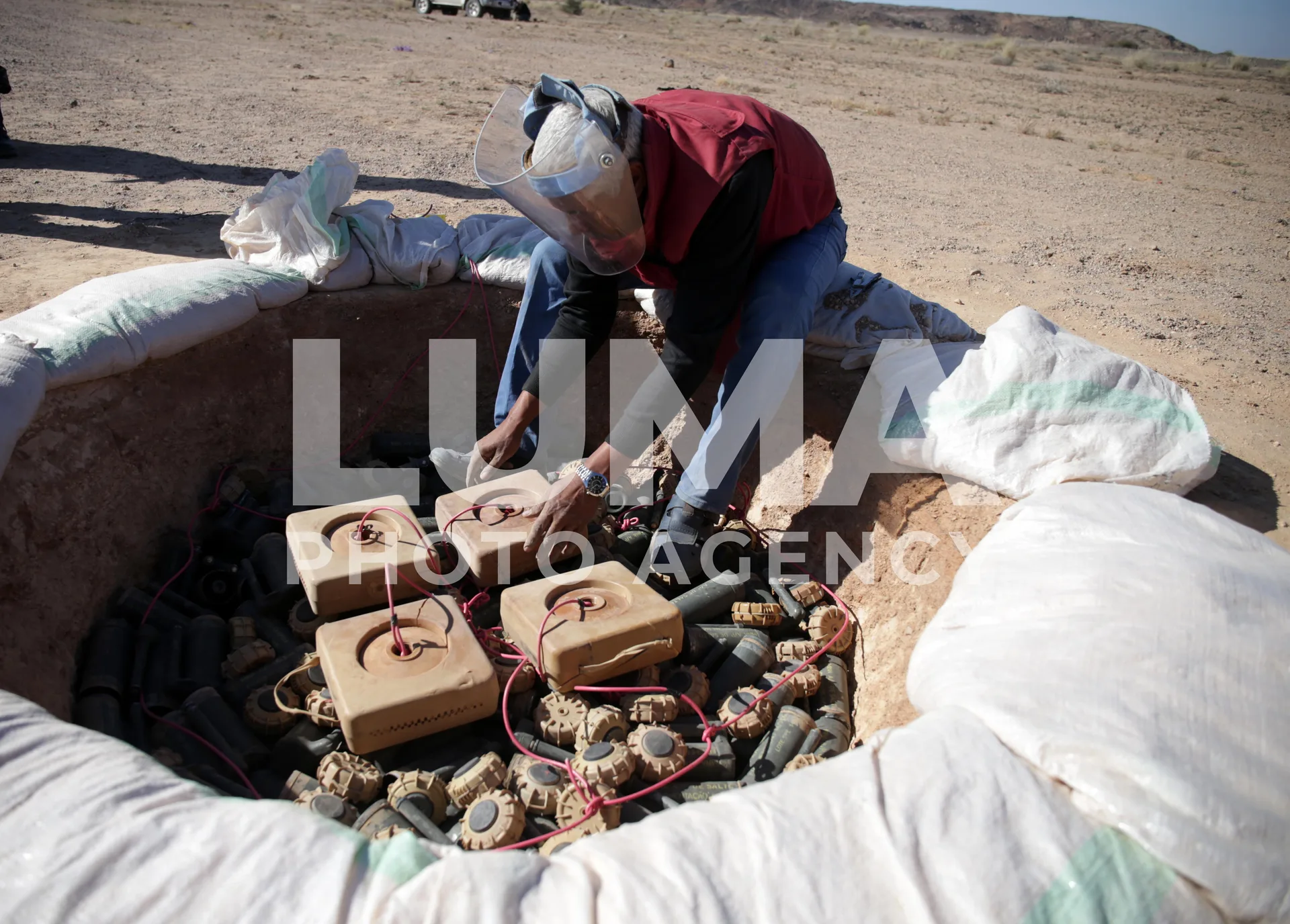 Polisario Front military manoeuvres in Mheiriz