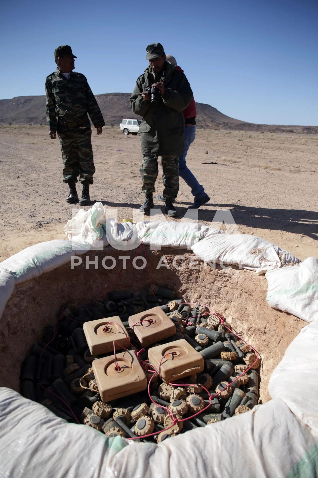 Polisario Front military manoeuvres in Mheiriz