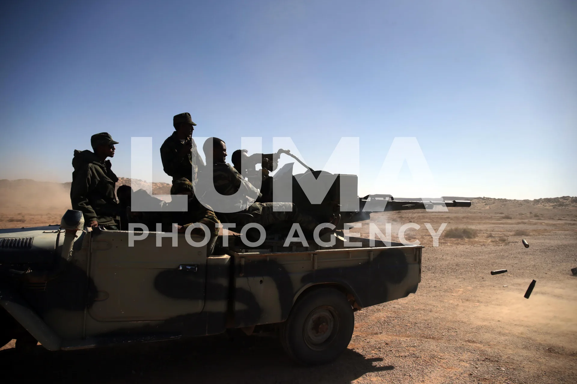 Polisario Front military manoeuvres in Mheiriz