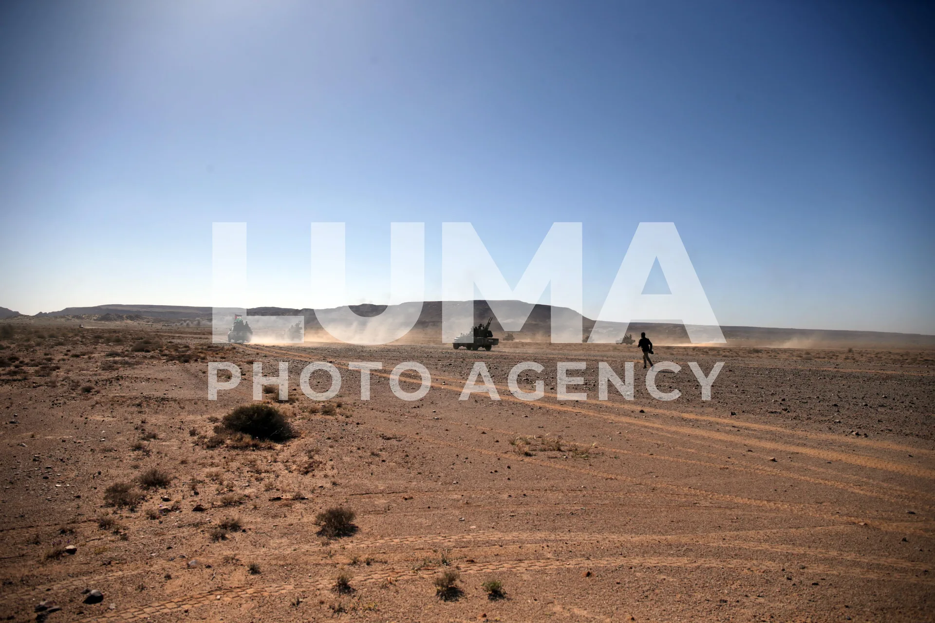 Polisario Front military manoeuvres in Mheiriz