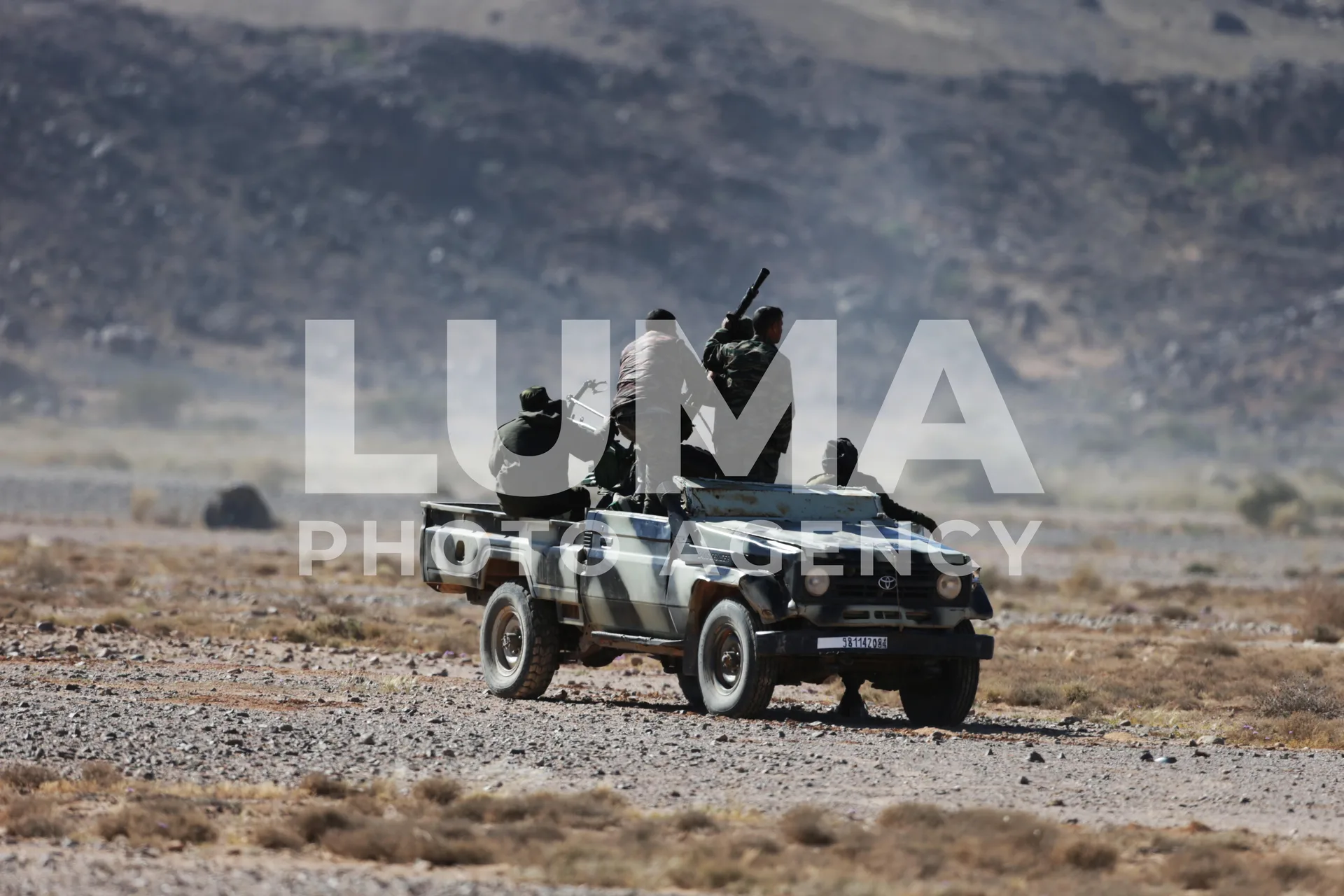 Polisario Front military manoeuvres in Mheiriz