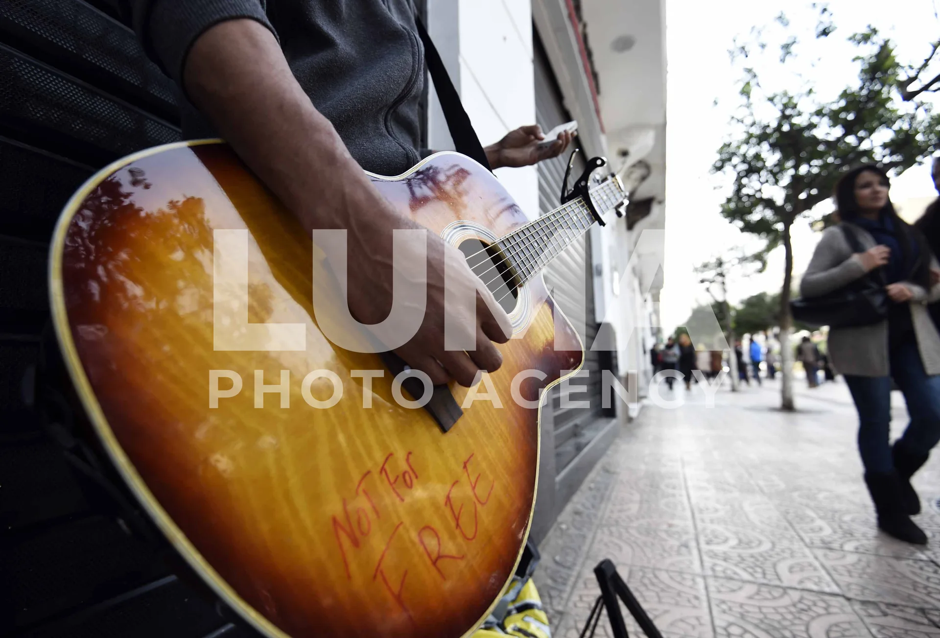 Street musicians
