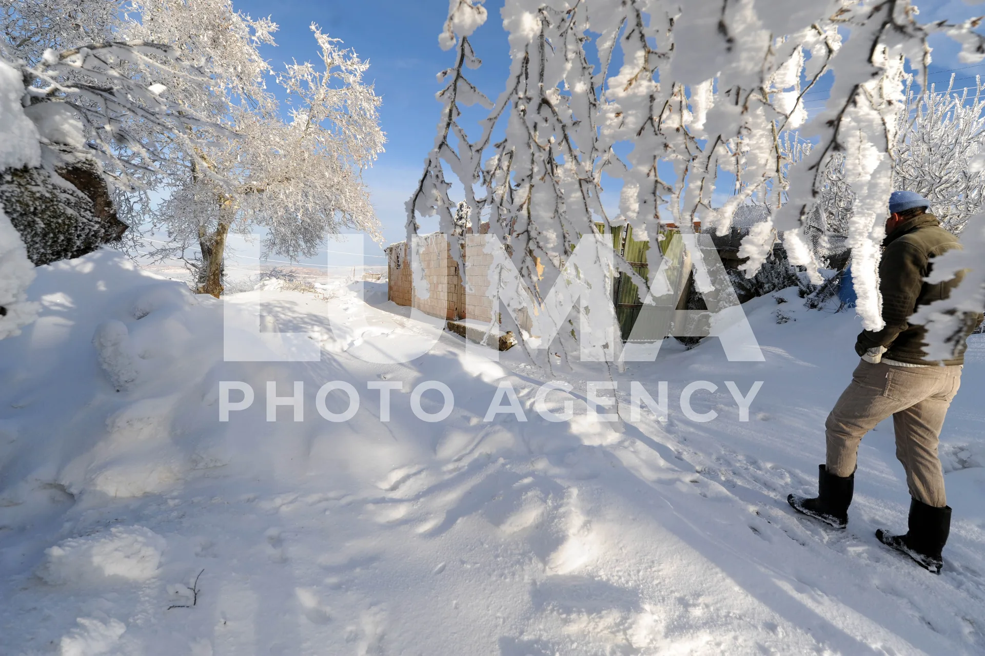 Algeria – Médéa – Snowstorm