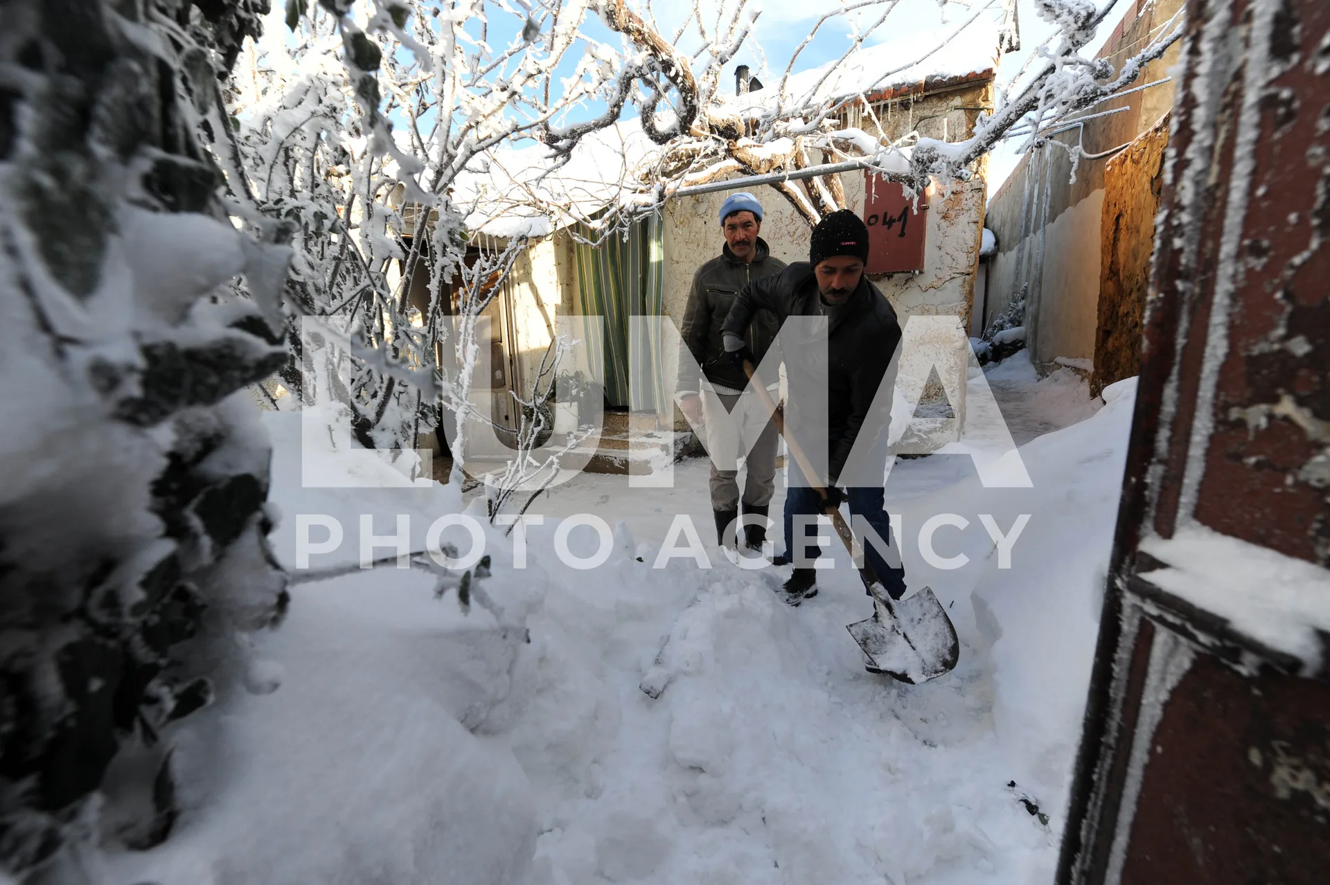 Algeria – Médéa – Snowstorm