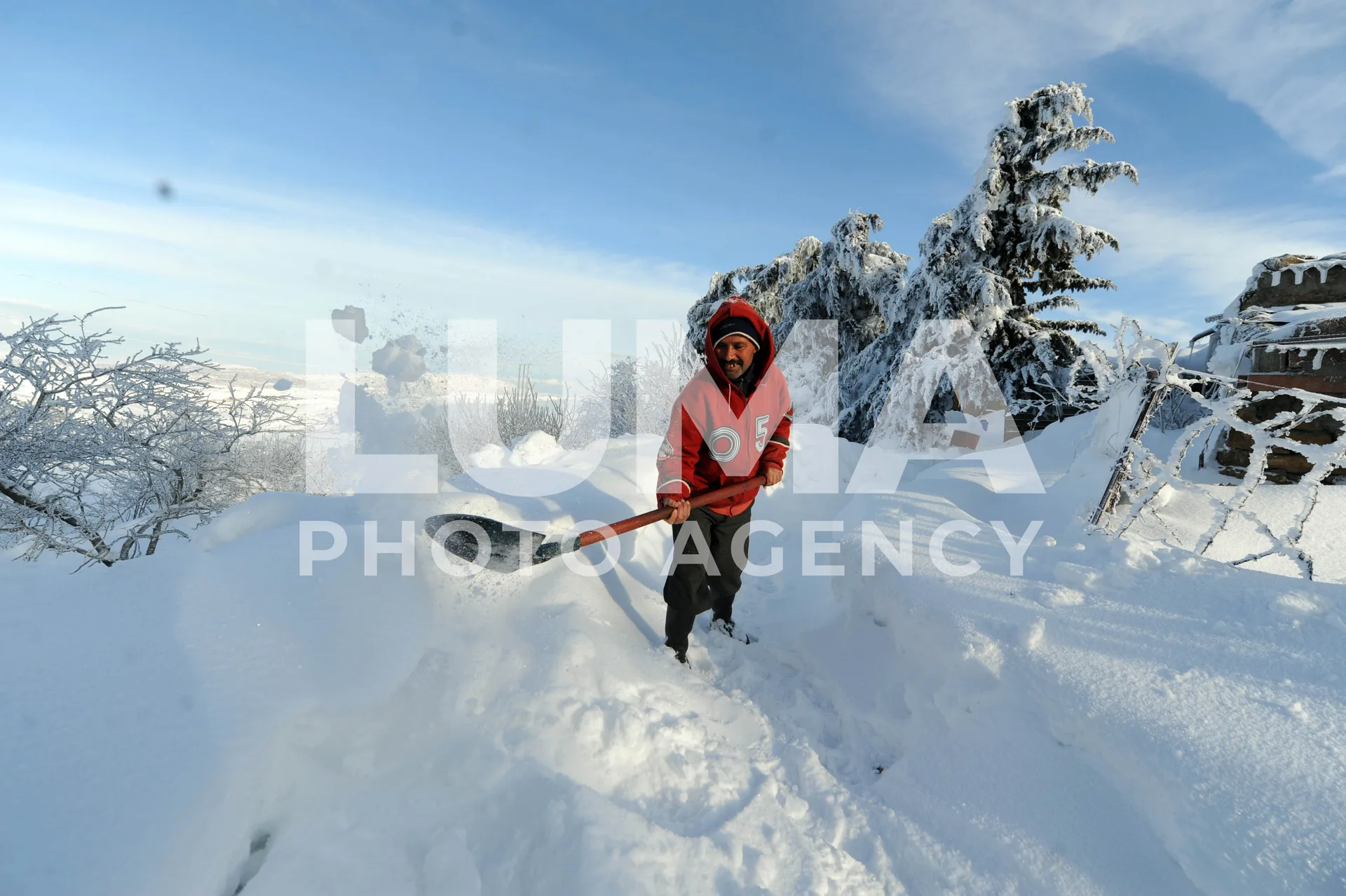 Algeria – Médéa – Snowstorm