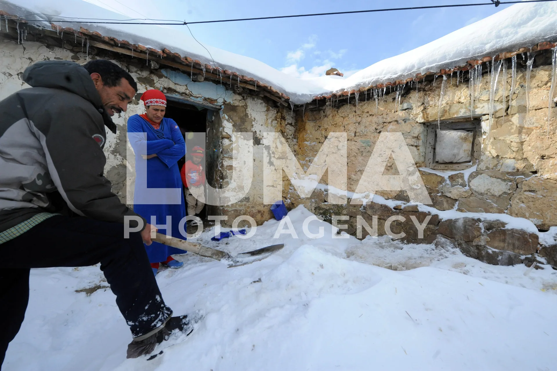 Algeria – Médéa – Snowstorm