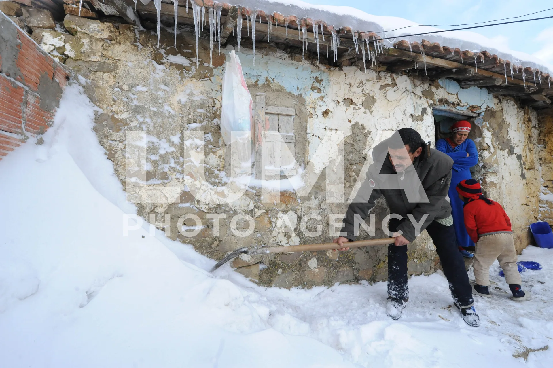 Algeria – Médéa – Snowstorm