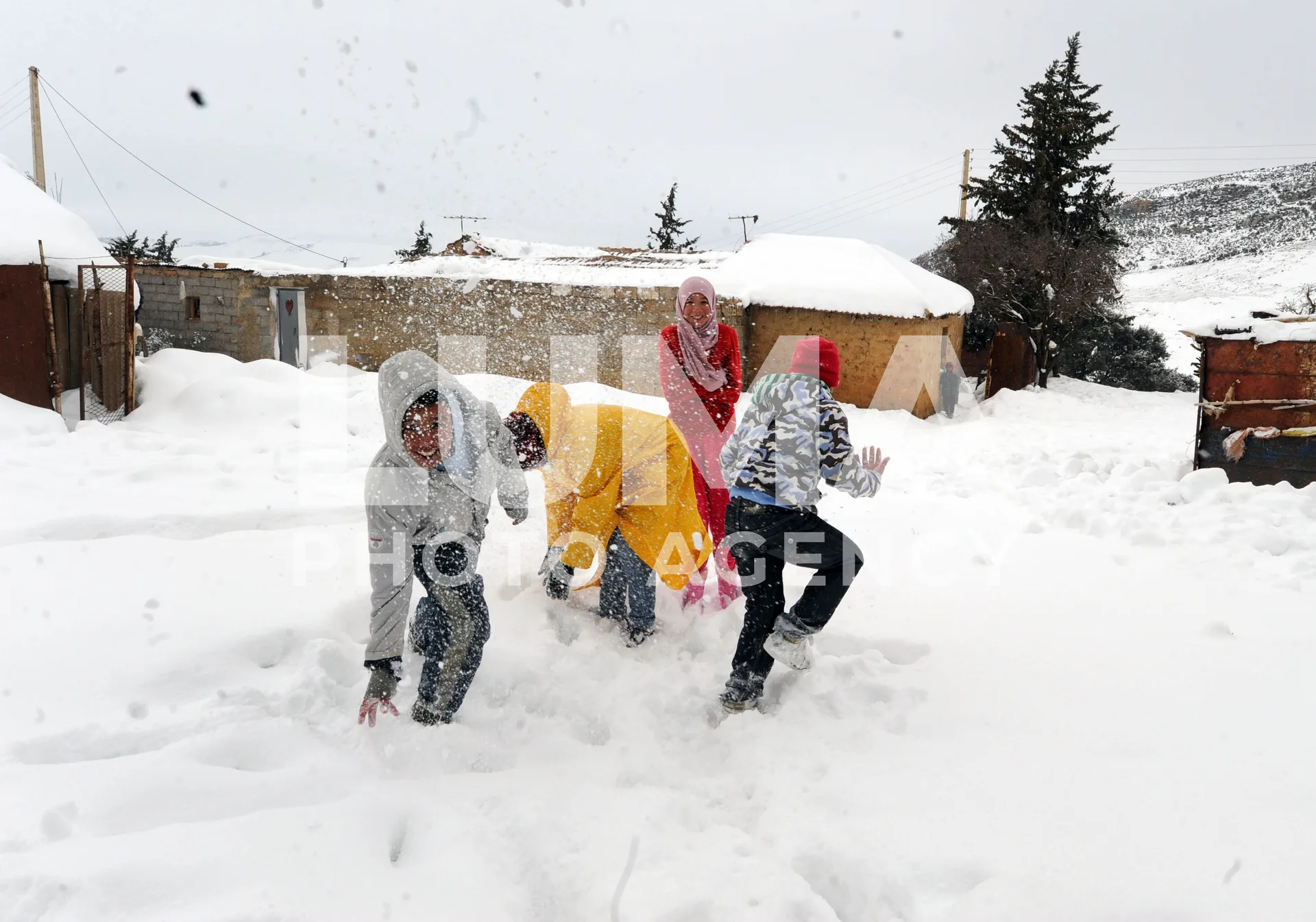Algeria – Médéa – Snowstorm