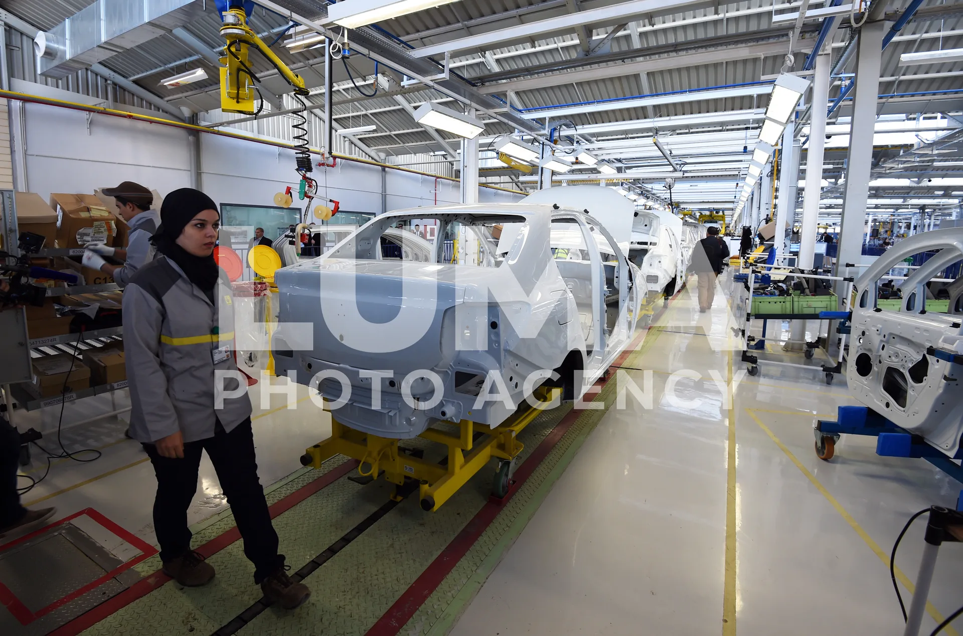 Inauguration of the Renault plant